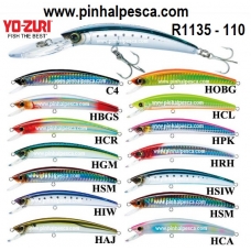 Amostra Yo-Zuri Crystal Minnow Deep Diver (F) 110  (R1135) Encomende por Tel. 919599610